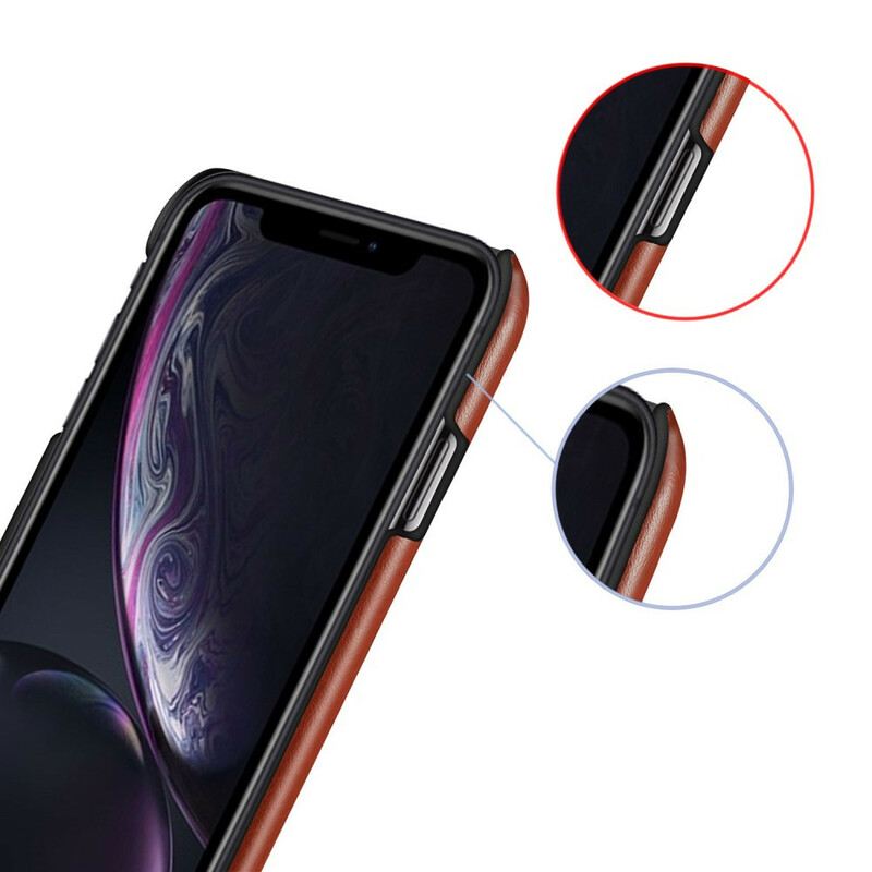 Maskica iPhone 11 Pro Ksq Dvobojni Kožni Efekt