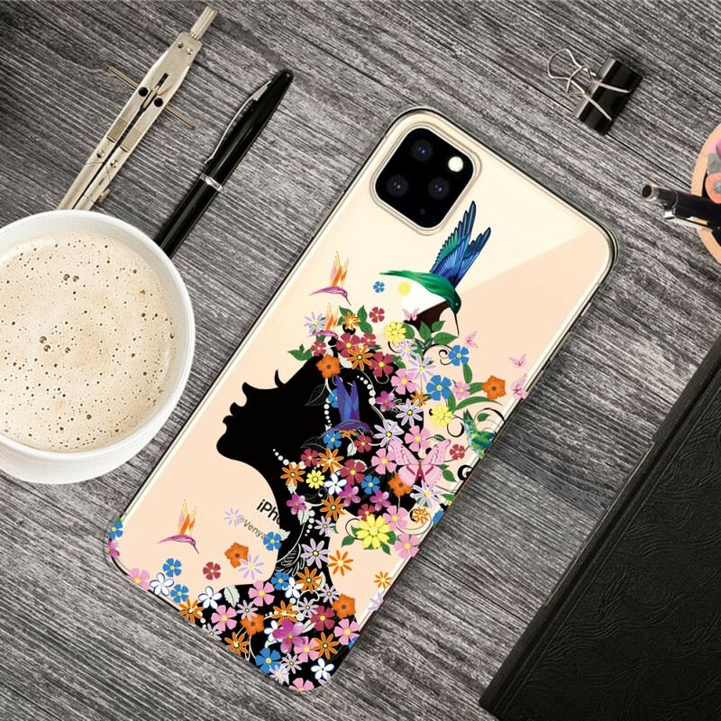 Maskica iPhone 11 Pro Lijepa Cvjetna Glava