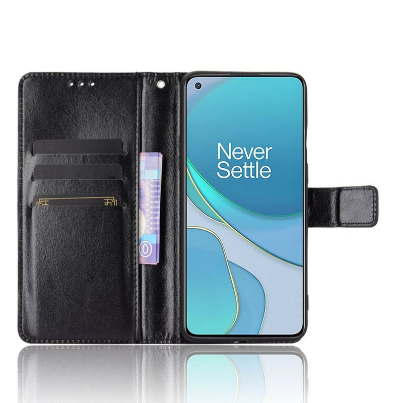 Kožna Futrola OnePlus 8T Upadljiva Umjetna Koža