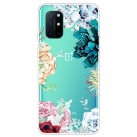 Maskica OnePlus 8T Bešavno Cvijeće U Akvarelu