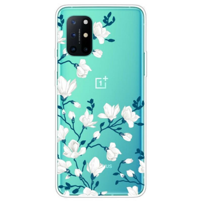 Maskica OnePlus 8T Bijelo Cvijeće