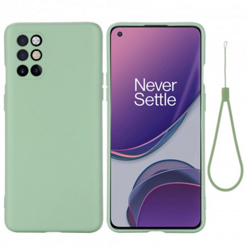 Maskica OnePlus 8T Tekući Silikon S Uzicom