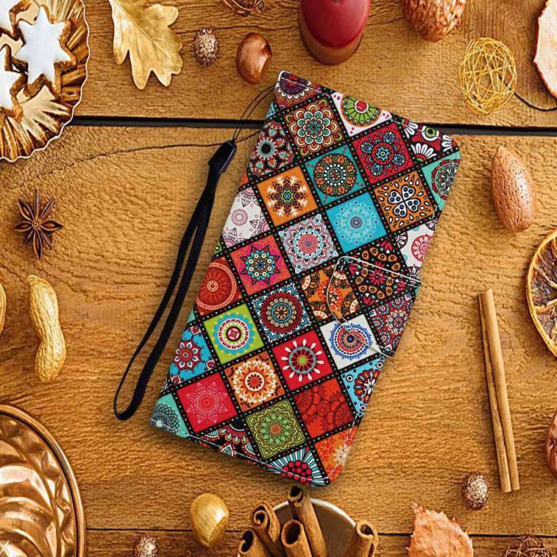 Kožna Futrola Samsung Galaxy A13 Patchwork S Uzicom