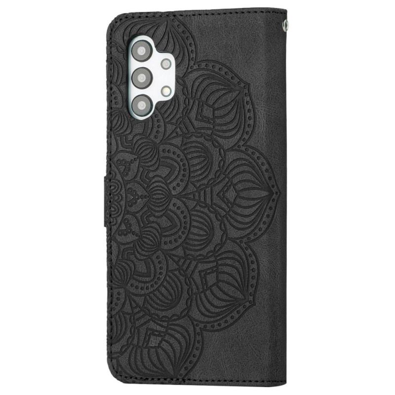 Kožna Futrola Samsung Galaxy A13 Vintage Mandala S Remenom