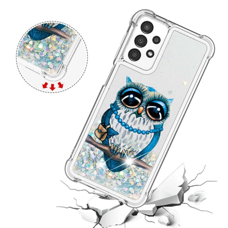 Maskica Samsung Galaxy A13 Miss Owl Sequins