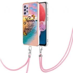 Maskica Samsung Galaxy A13 Never Stop Dreaming Drawstring