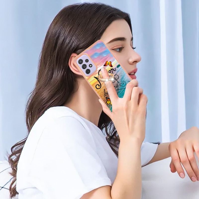 Maskica Samsung Galaxy A13 Prsten Podrške Nikad Ne Prestanite Sanjati