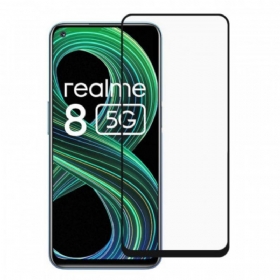 Zaštitno Staklo Od Kaljenog Stakla Realme 8 5G S Crnim Rubom