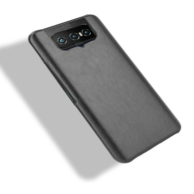 Maskica Asus Zenfone 7 / 7 Pro Litchi Kožni Efekt