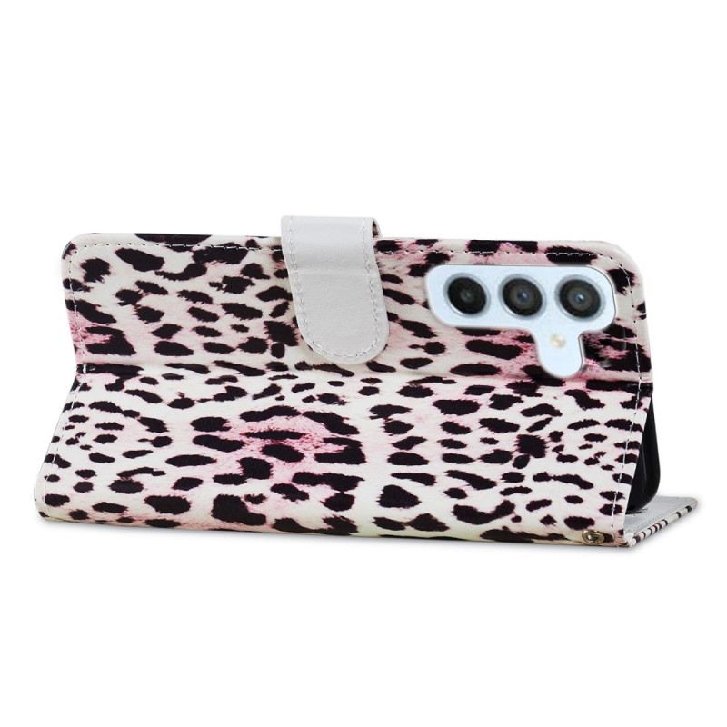 Flip Futrola Samsung Galaxy A34 5G Leopard Print S Remenčićima