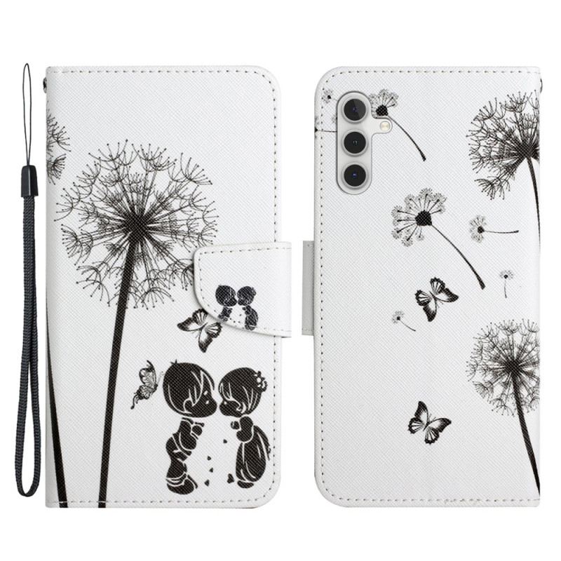 Futrola Samsung Galaxy A34 5G Dandelions Love With Lanyard