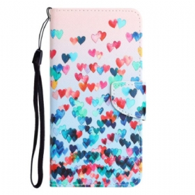 Futrola Samsung Galaxy A34 5G Strappy Hearts Rain