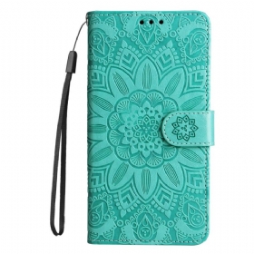 Kožna Futrola Samsung Galaxy A34 5G Mandala Sunce S Uzicom