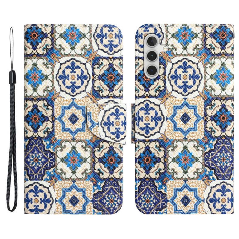 Kožna Futrola Samsung Galaxy A34 5G Patchwork S Remenčićima