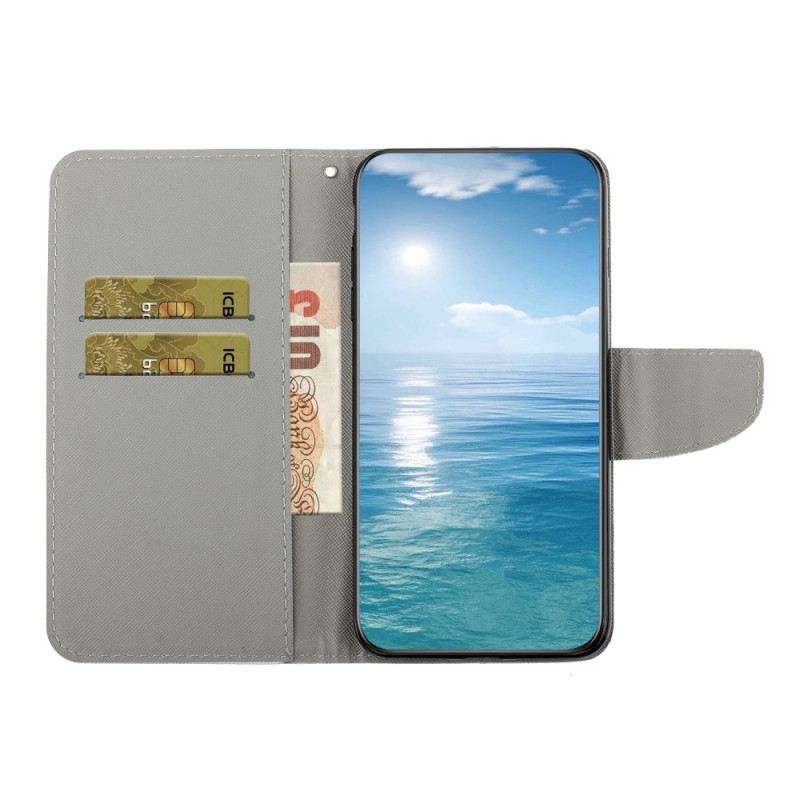 Kožna Futrola Samsung Galaxy A34 5G Patchwork S Remenčićima