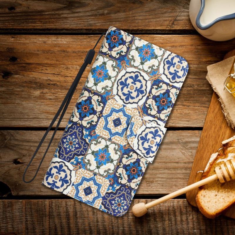 Kožna Futrola Samsung Galaxy A34 5G Patchwork S Remenčićima