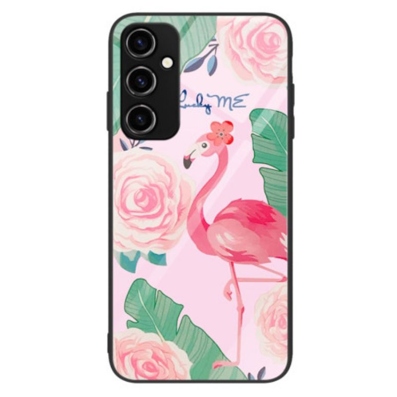 Maskica Samsung Galaxy A34 5G Flamingo Kaljeno Staklo