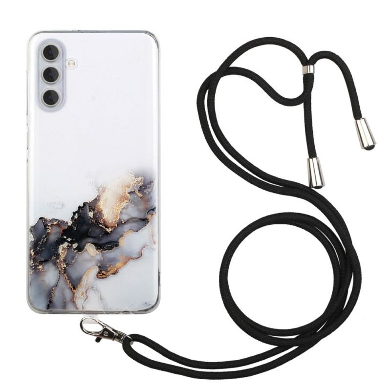 Maskica Samsung Galaxy A34 5G S Mramornim Kabelom