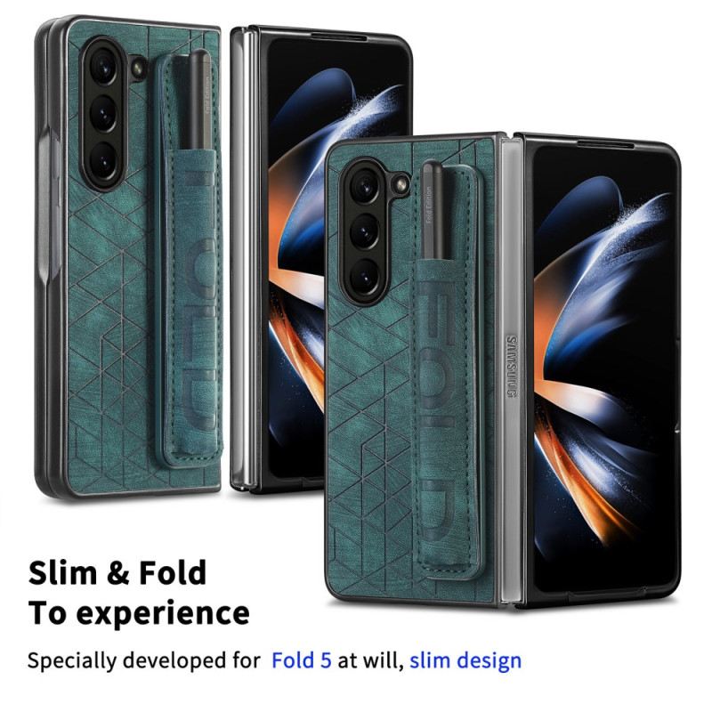 Maskica Samsung Galaxy Z Fold 5 Držač Olovke S Remenom