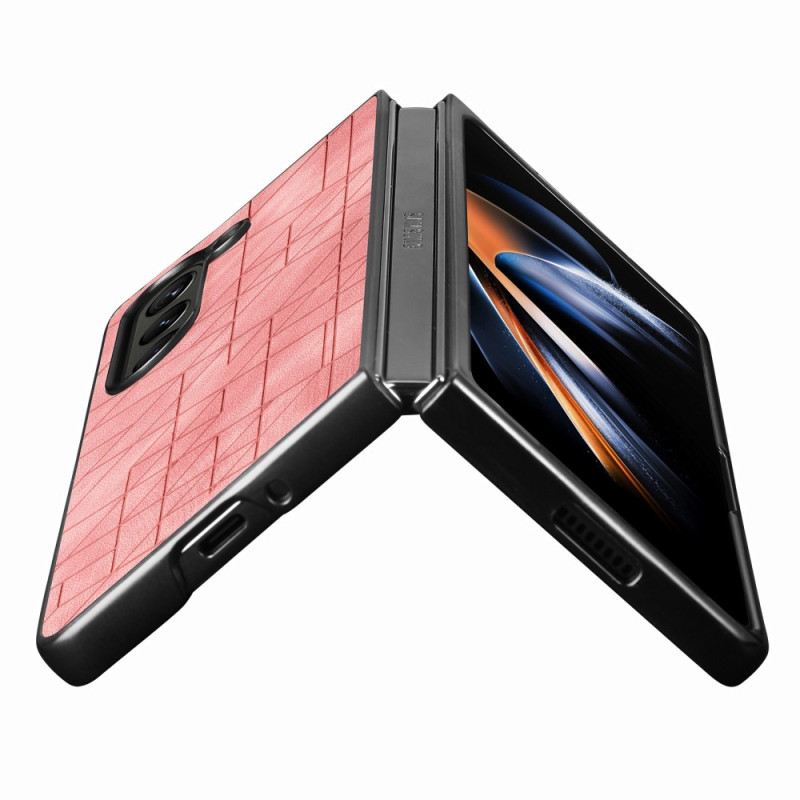 Maskica Samsung Galaxy Z Fold 5 Geometrijski Uzorci Od Umjetne Kože