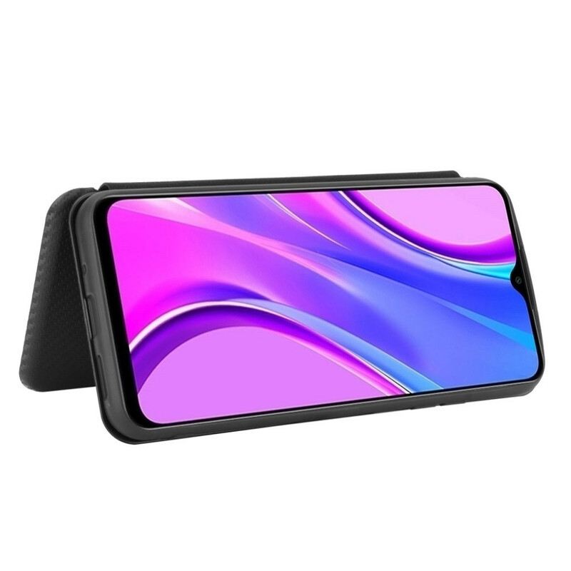 Flip Futrola Xiaomi Redmi 9C Kožna Futrola Karbonski Silikon U Boji