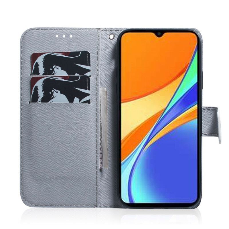 Flip Futrola Xiaomi Redmi 9C Slikanje Sova