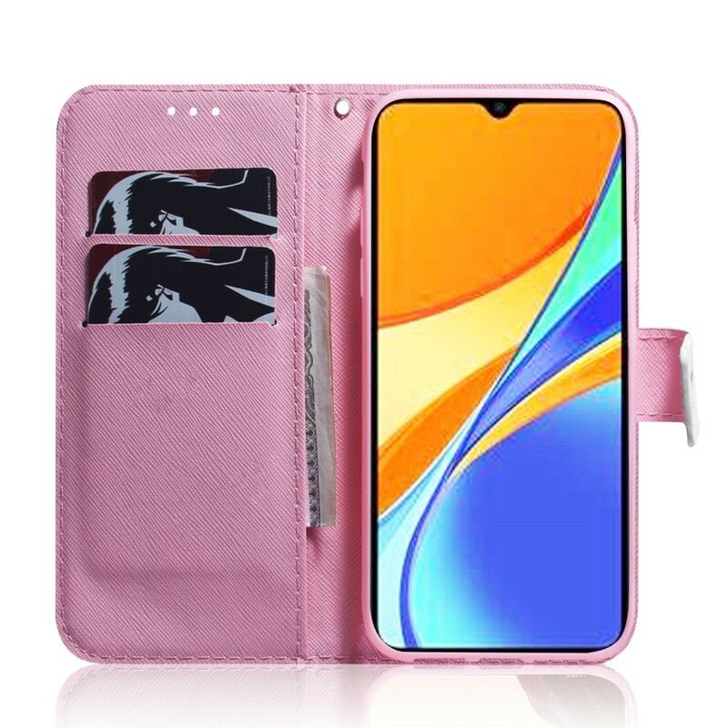 Futrola Xiaomi Redmi 9C Cvijet Dusty Pink