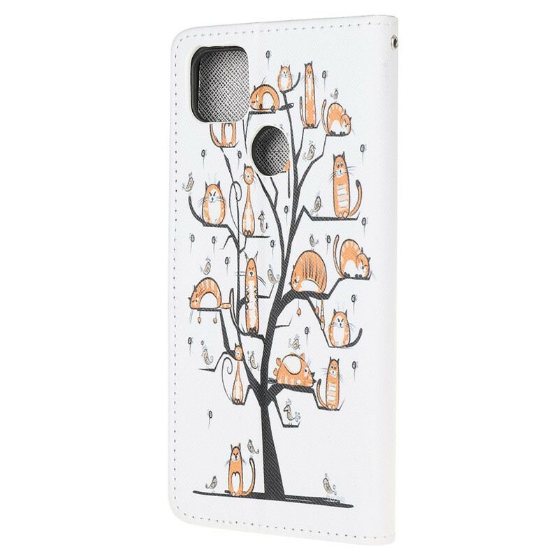 Futrola Xiaomi Redmi 9C Funky Cats S Remenom