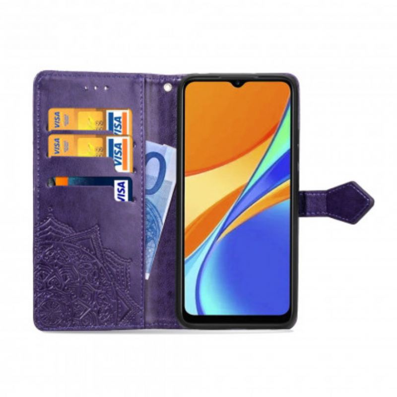 Kožna Futrola Xiaomi Redmi 9C Mandala Srednji Vijek