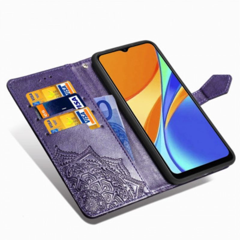 Kožna Futrola Xiaomi Redmi 9C Mandala Srednji Vijek