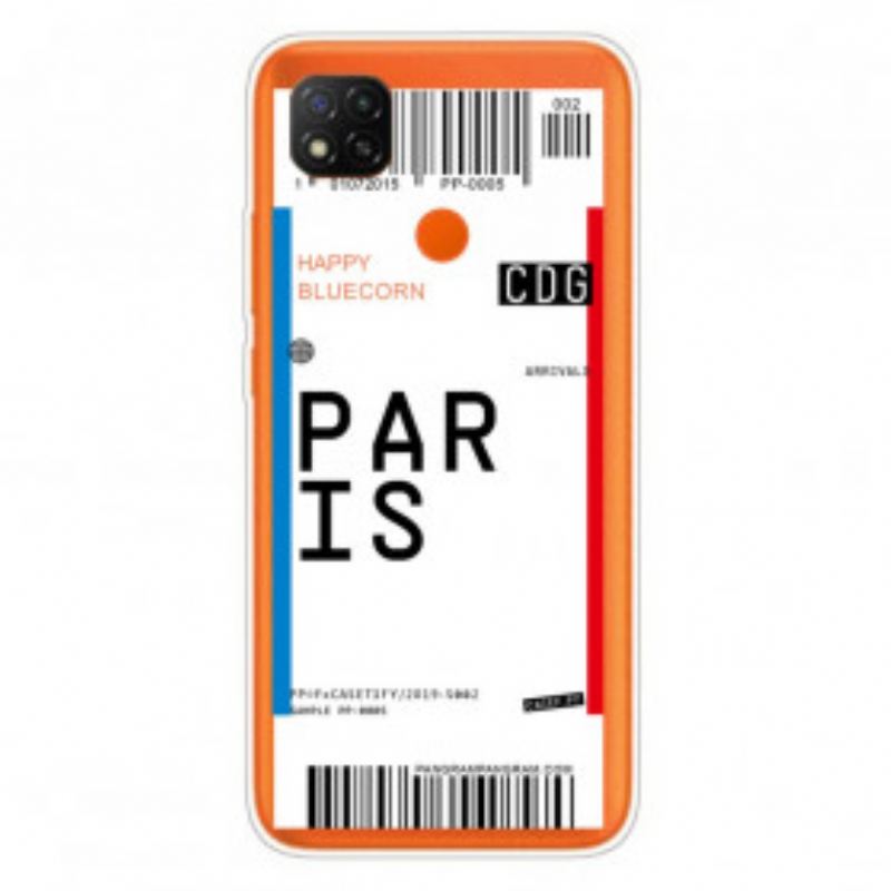 Maskica Xiaomi Redmi 9C Bording Pass Za Pariz