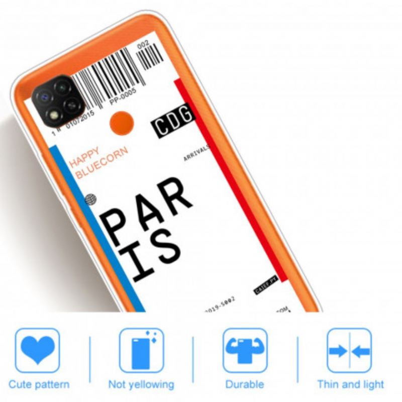 Maskica Xiaomi Redmi 9C Bording Pass Za Pariz