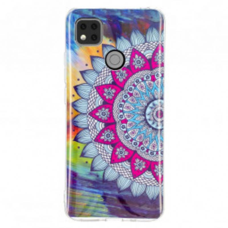 Maskica Xiaomi Redmi 9C Fluorescentna Šarena Mandala