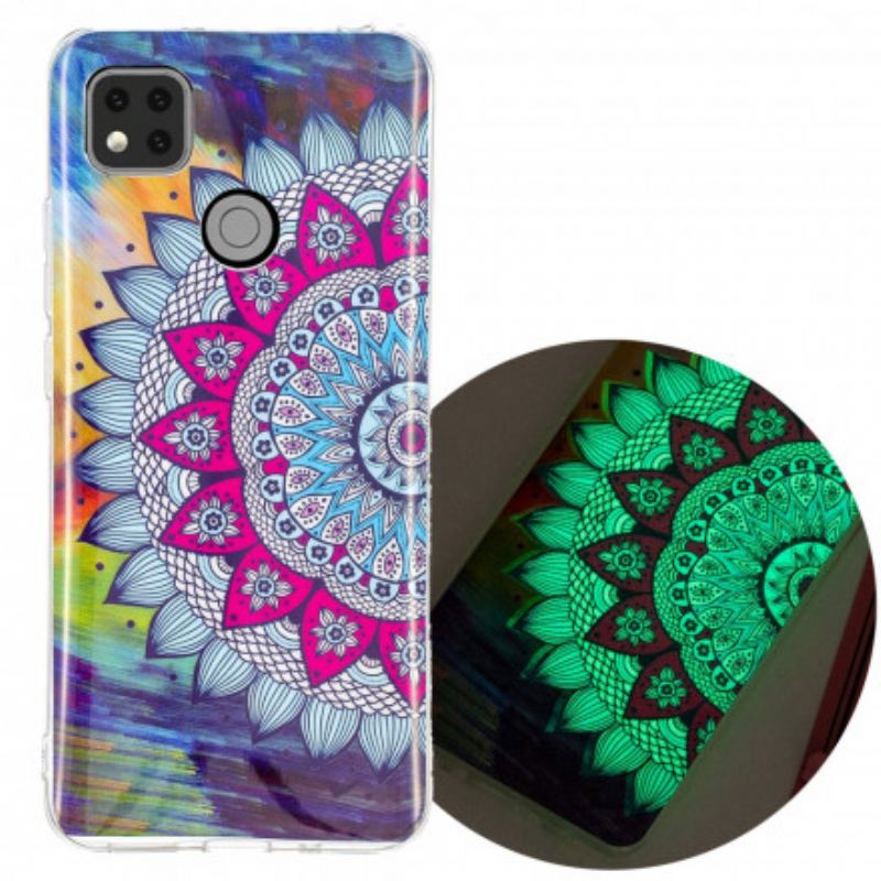 Maskica Xiaomi Redmi 9C Fluorescentna Šarena Mandala