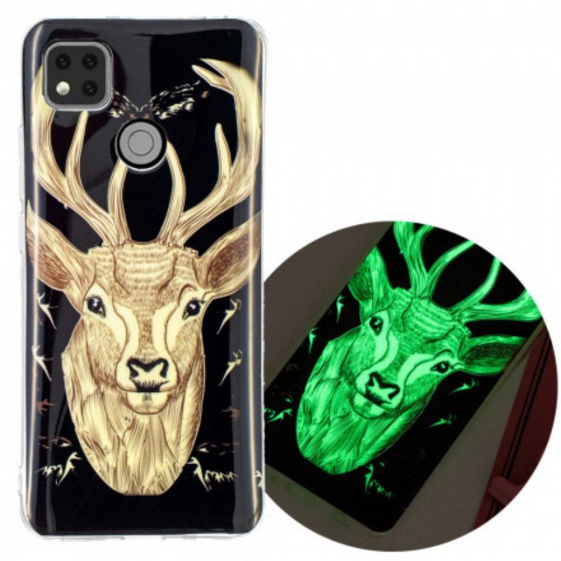 Maskica Xiaomi Redmi 9C Fluorescentni Veličanstveni Jelen