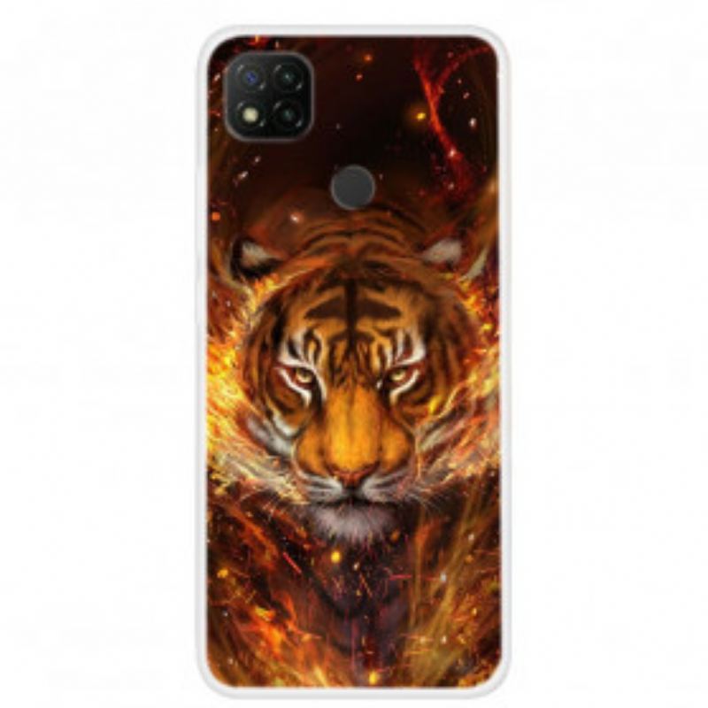 Maskica Xiaomi Redmi 9C Vatreni Tigar