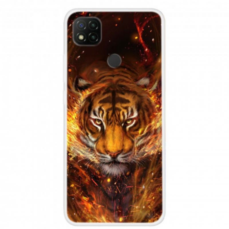 Maskica Xiaomi Redmi 9C Vatreni Tigar