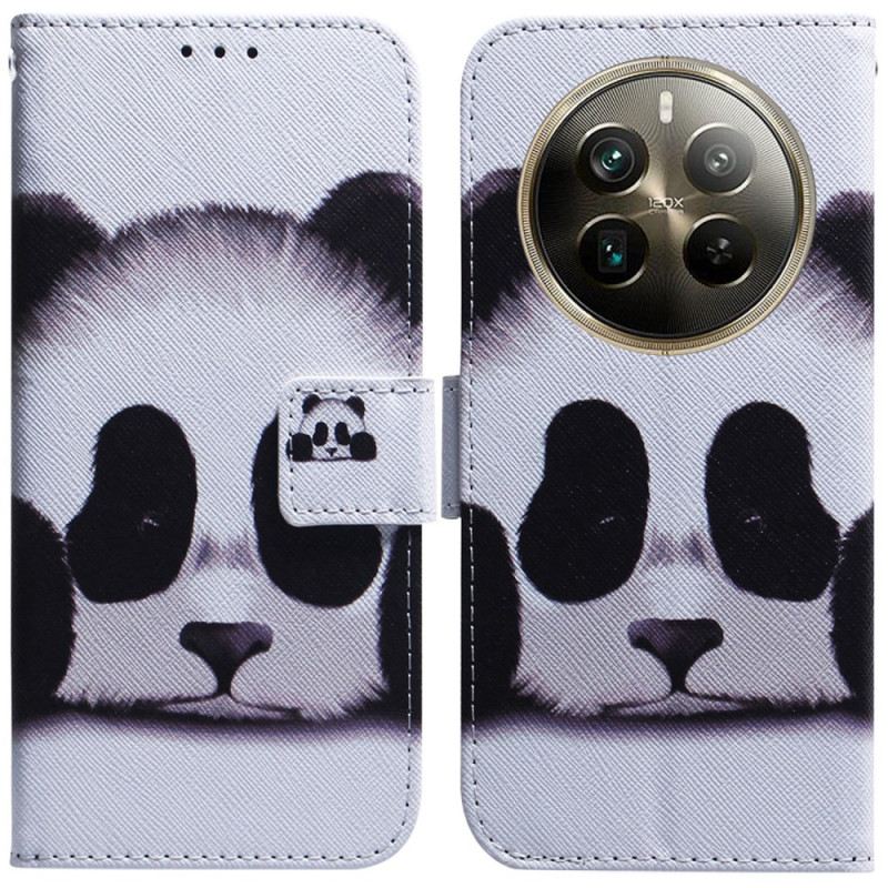 Kožna Futrola Realme 12 Pro / 12 Pro Plus Panda Uzorak