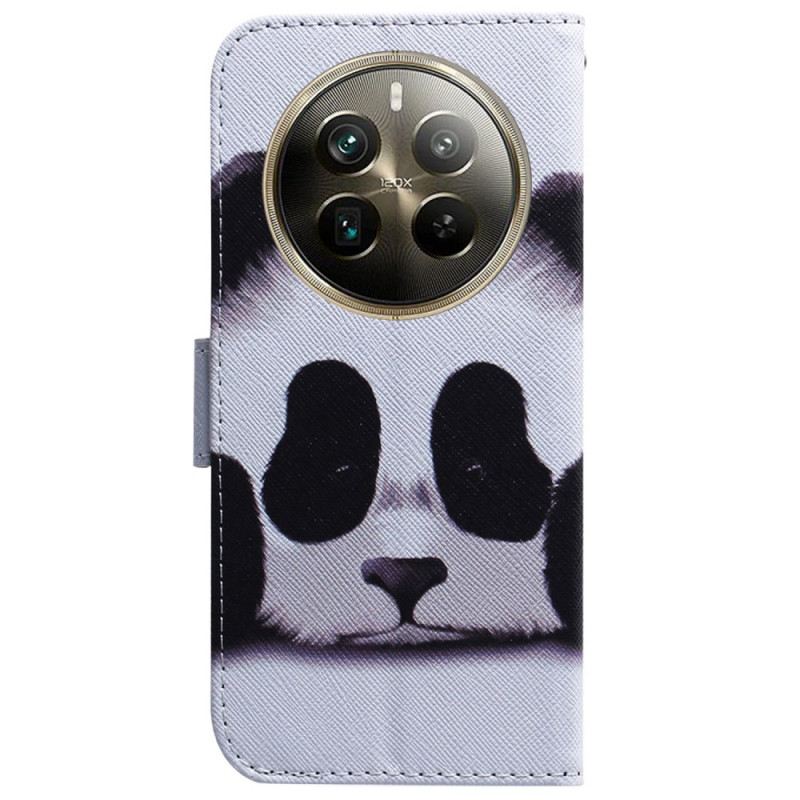 Kožna Futrola Realme 12 Pro / 12 Pro Plus Panda Uzorak