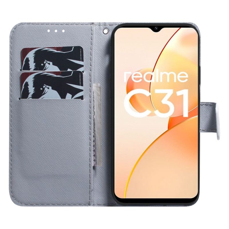 Futrola Realme C31 Crtež Sove