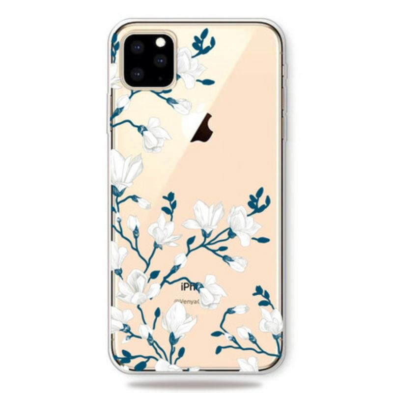 Maskica iPhone 11 Pro Max Bijelo Cvijeće