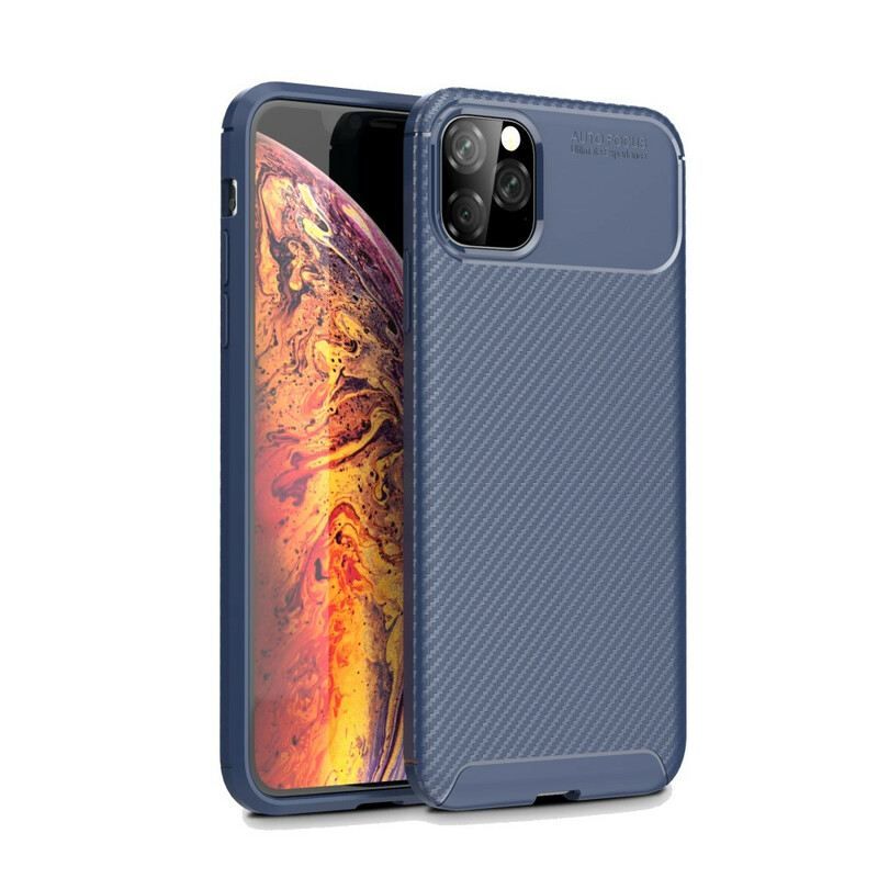 Maskica iPhone 11 Pro Max Fleksibilna Tekstura Karbonskih Vlakana