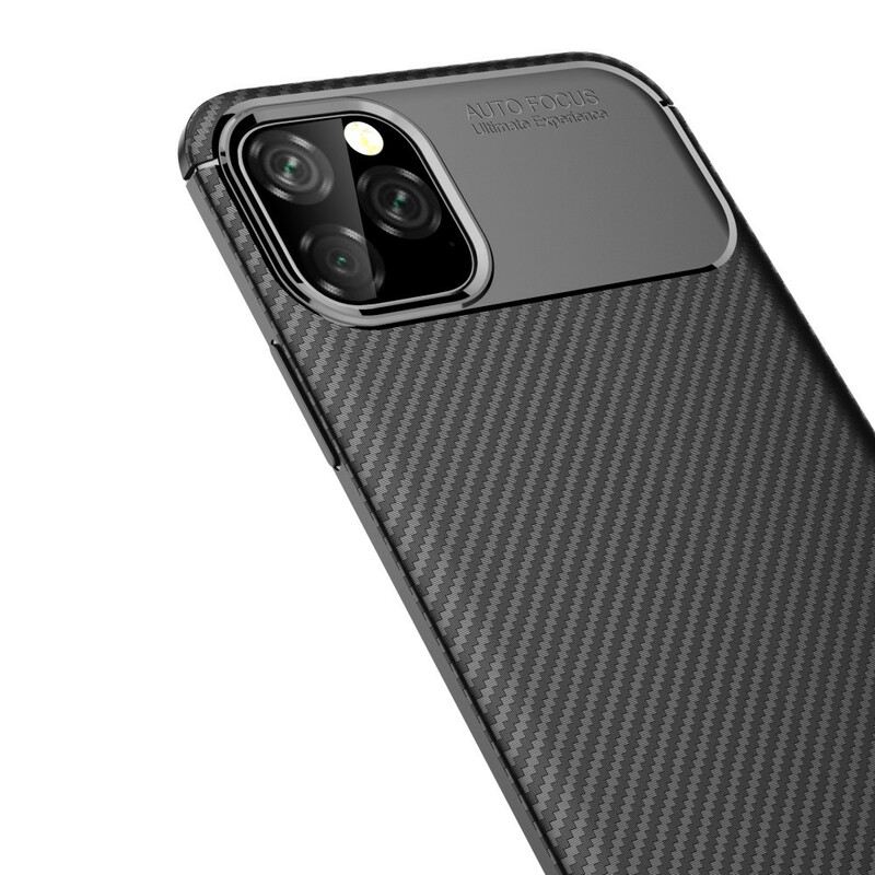 Maskica iPhone 11 Pro Max Fleksibilna Tekstura Karbonskih Vlakana