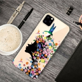 Maskica iPhone 11 Pro Max Lijepa Cvjetna Glava