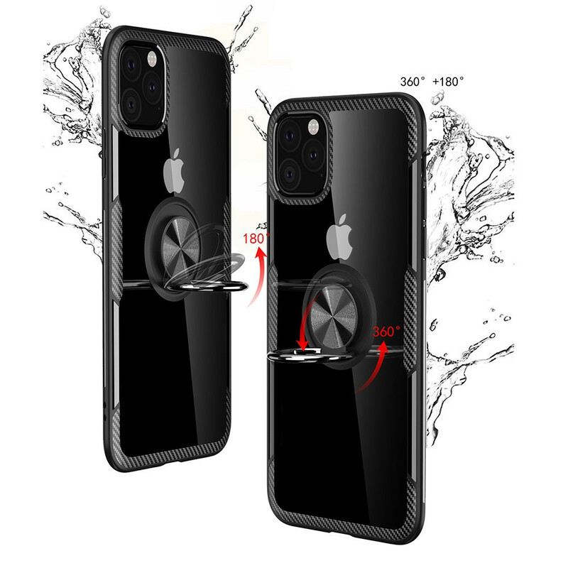 Maskica iPhone 11 Pro Max Rubovi Za Potporu Prstena S Metalnim Efektom