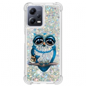 Maskica Xiaomi Redmi Note 12 5G Šljokice Miss Owl