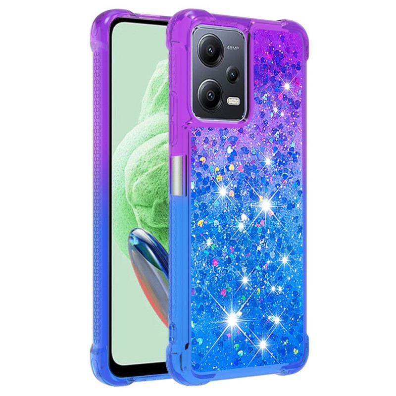 Maskica Xiaomi Redmi Note 12 5G Šljokice U Boji