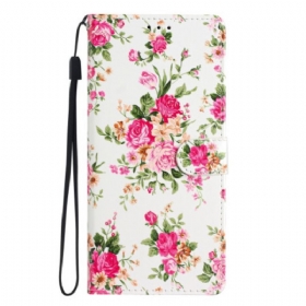 Futrola Moto G73 5G Remen Liberty Flowers