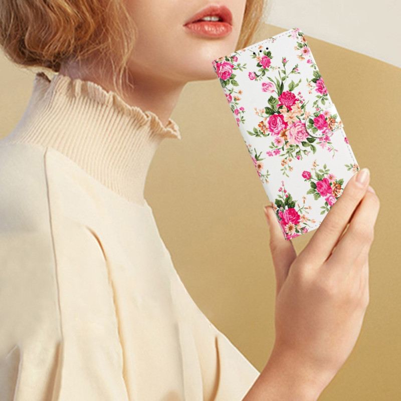 Futrola Moto G73 5G Remen Liberty Flowers