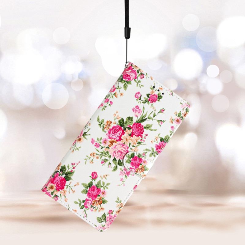 Futrola Moto G73 5G Remen Liberty Flowers